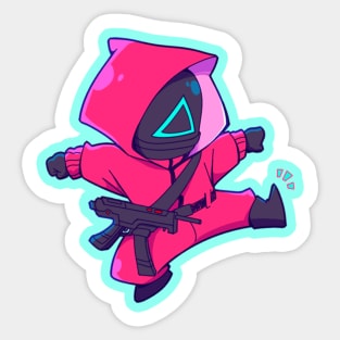 triangle soldier sticker Sticker